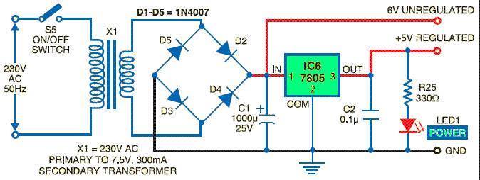 Fabriquer une alimentation avec un transformateur