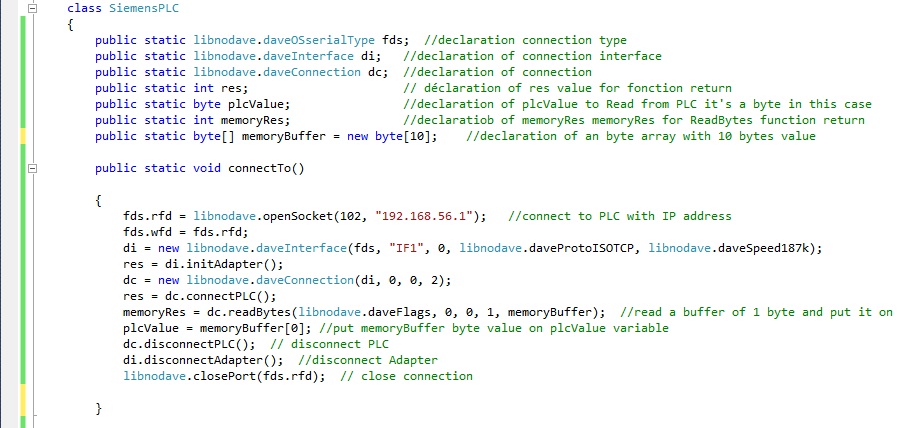 Tutorial libnodave c code example