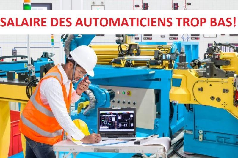 Salaire automaticien maj