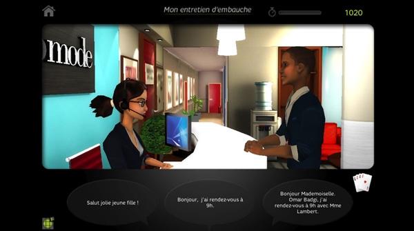 Jeu sérieux entretien embauche SFR