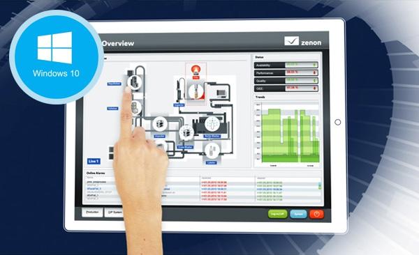 La version 7.20 de Zenon de Copa Data compatible avec Windows 10